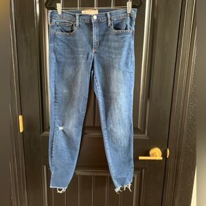 Gap True Skinny Ankle Embellished Jeans | Size 31R